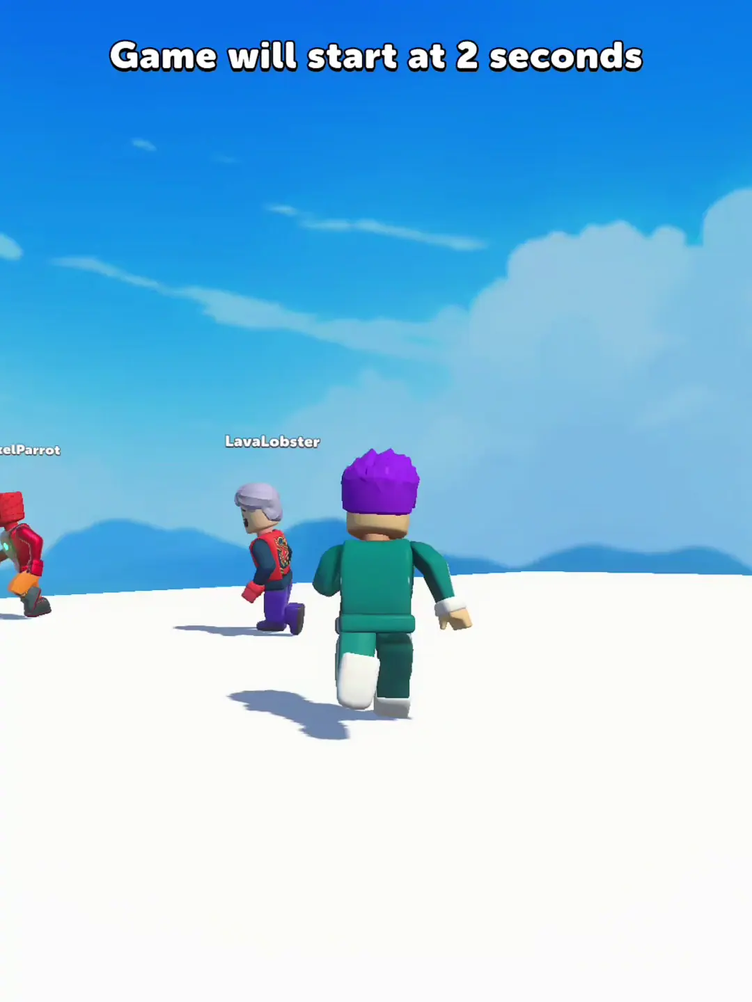 Gameplay frame illustrating A countdown starts the activity, not the lesson — Keyboard Escape: +1 Speed ASMR