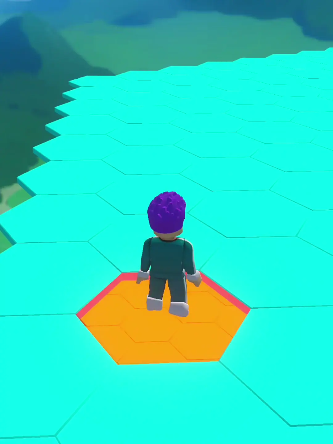 Gameplay frame illustrating A landscape seen from a route — Keyboard Escape: +1 Speed ASMR
