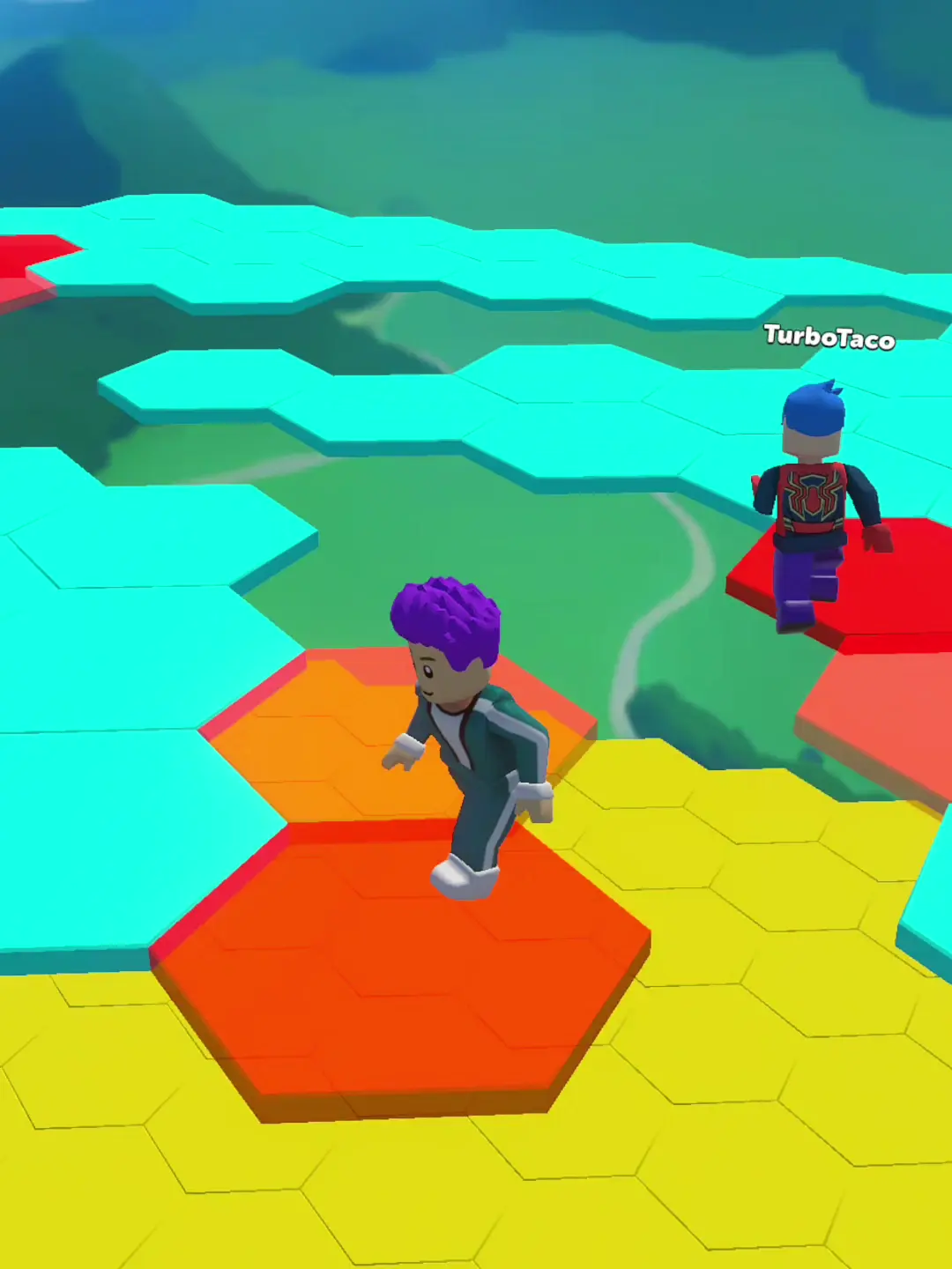 Gameplay frame illustrating Color gives the course its first vocabulary — Keyboard Escape: +1 Speed ASMR